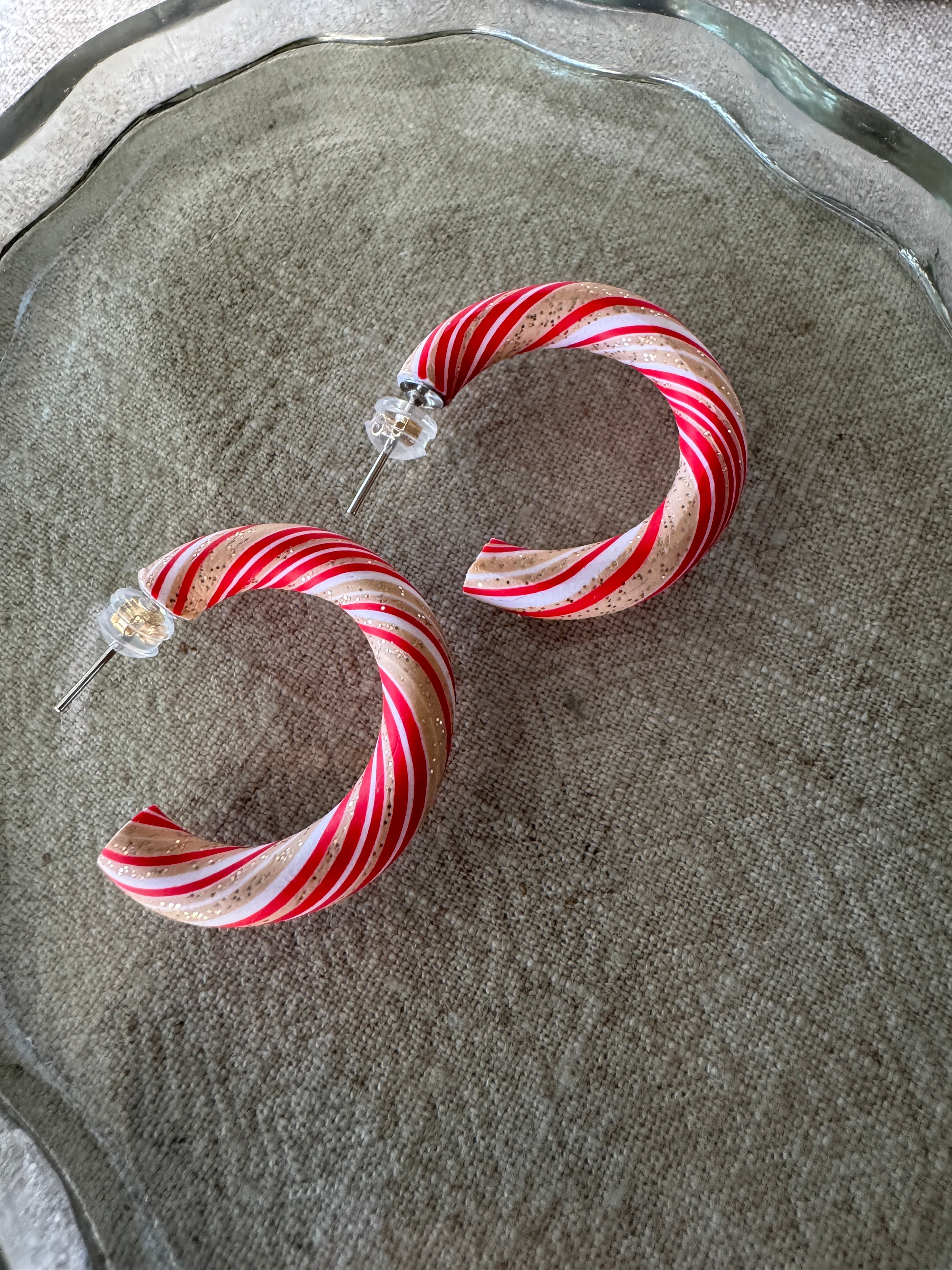 Candy Cane Hoops