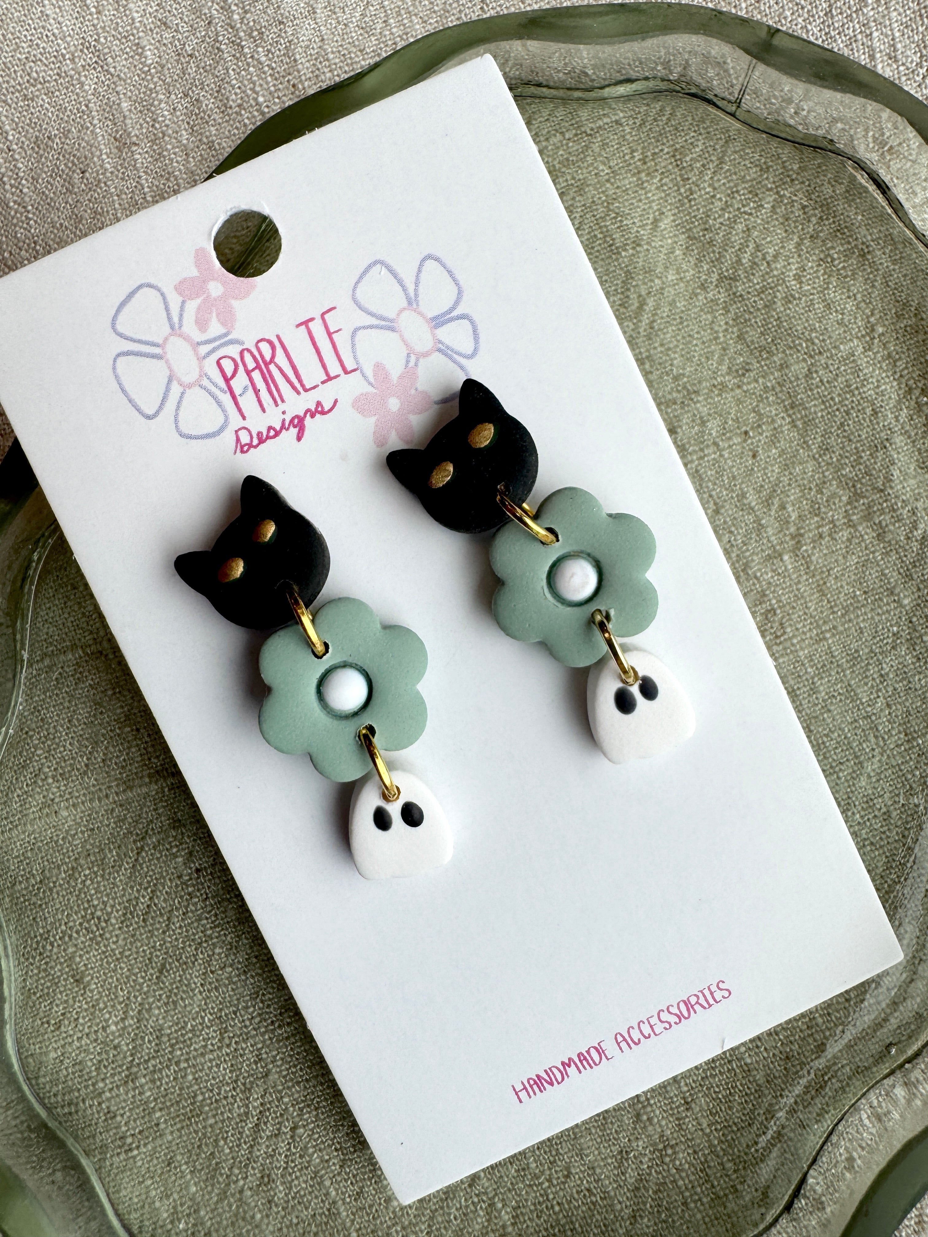 Haunted Cat Dangles