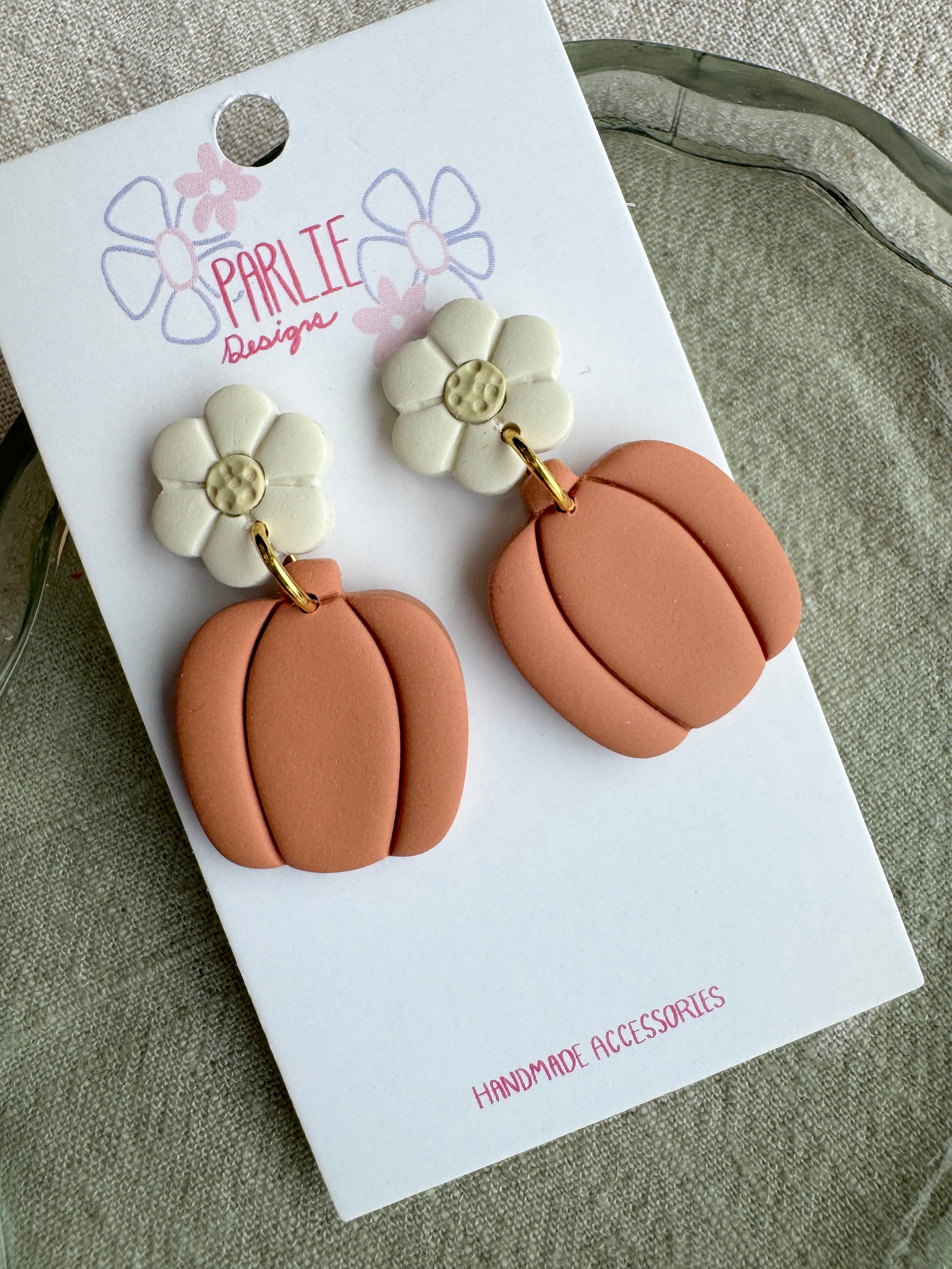 Pumpkin Bloom Earrings