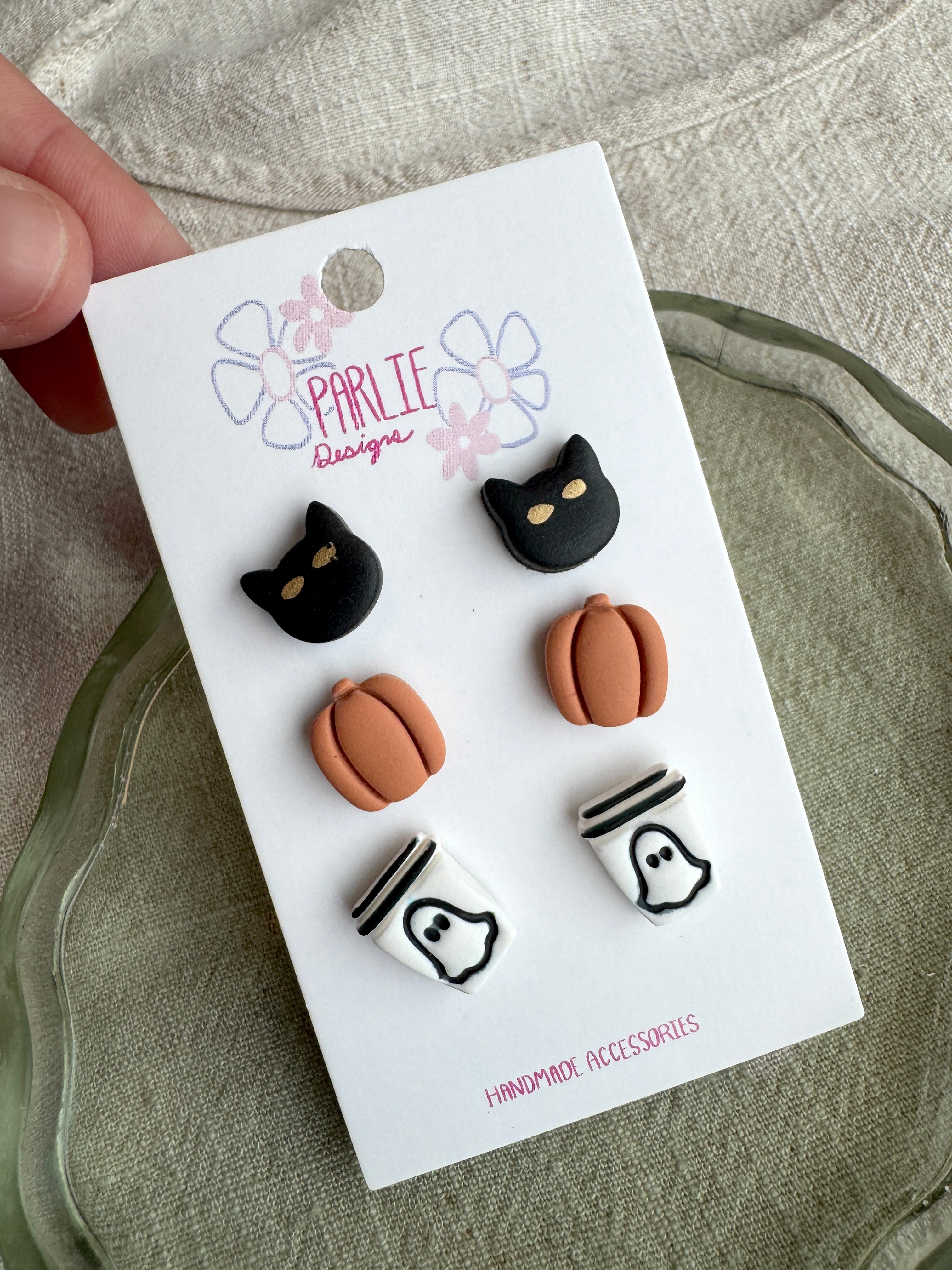 Spooky Trio Studs