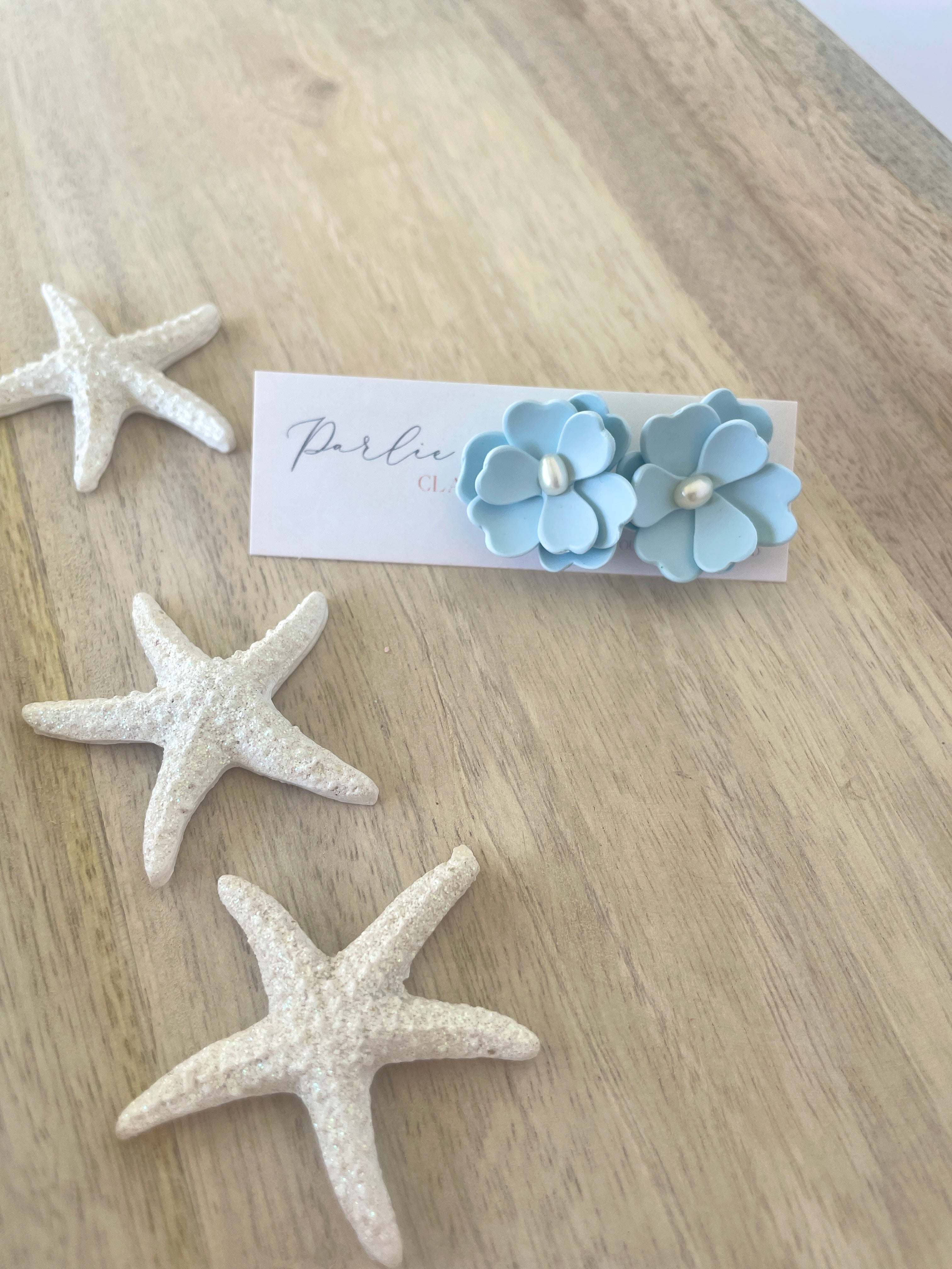 Oversized Floral Studs