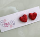 Sparkle Me Heart Studs (multiple color options)