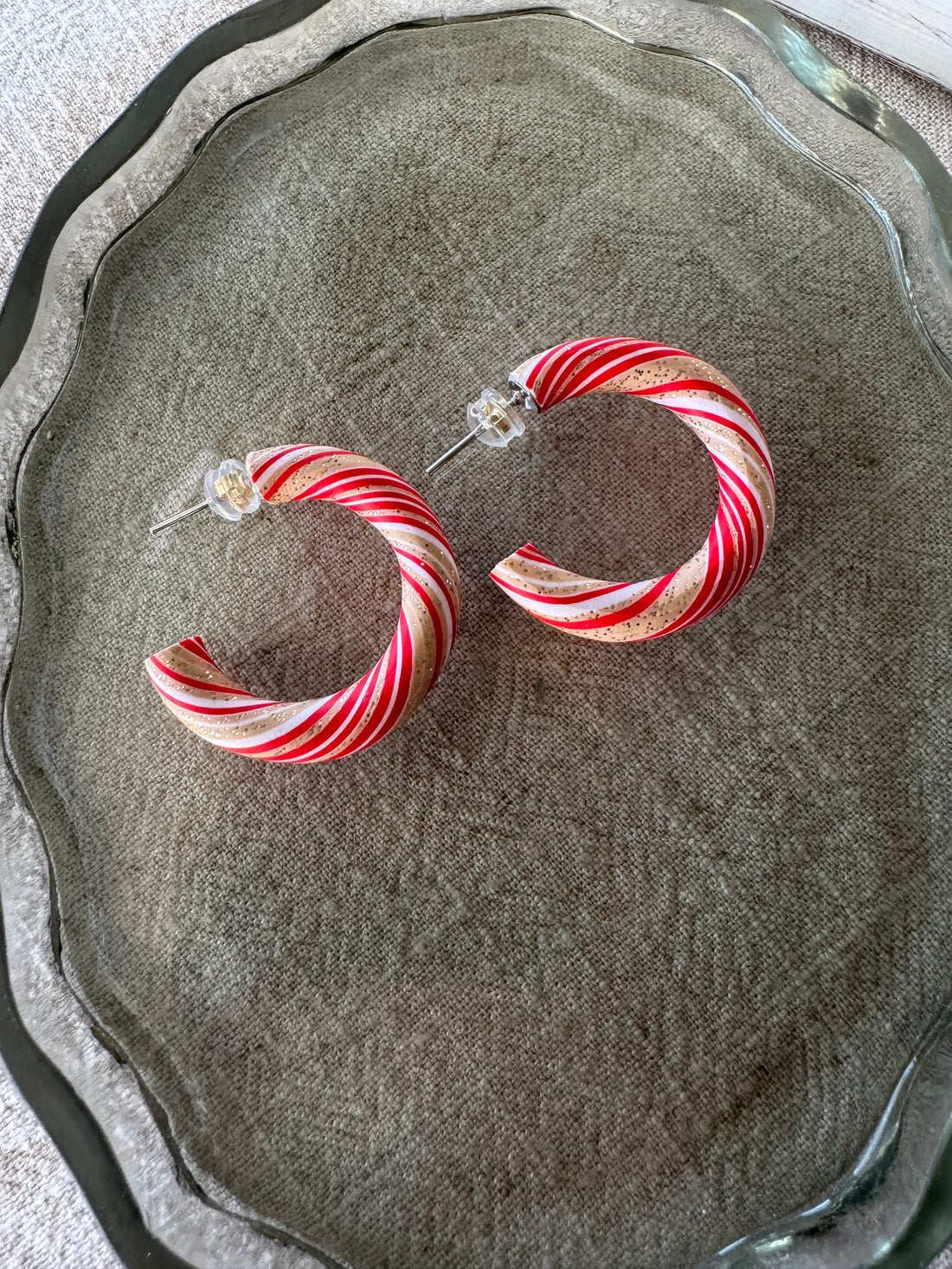 Candy Cane Hoops