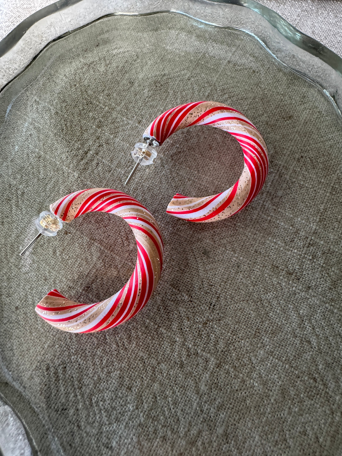 Candy Cane Hoops
