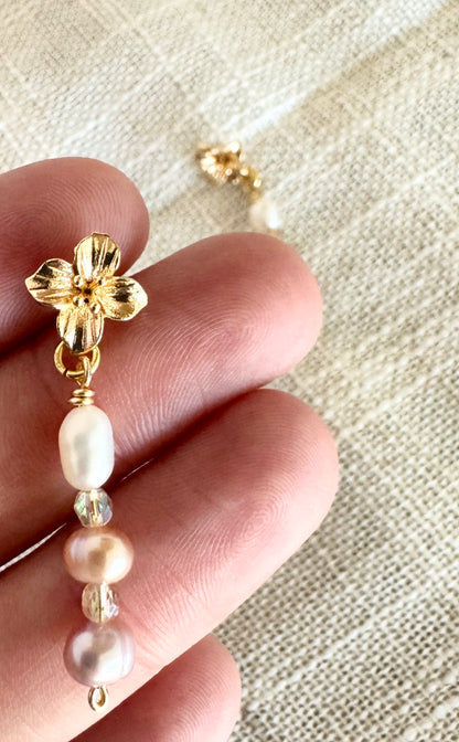 Flower &amp; Mixed Pearls