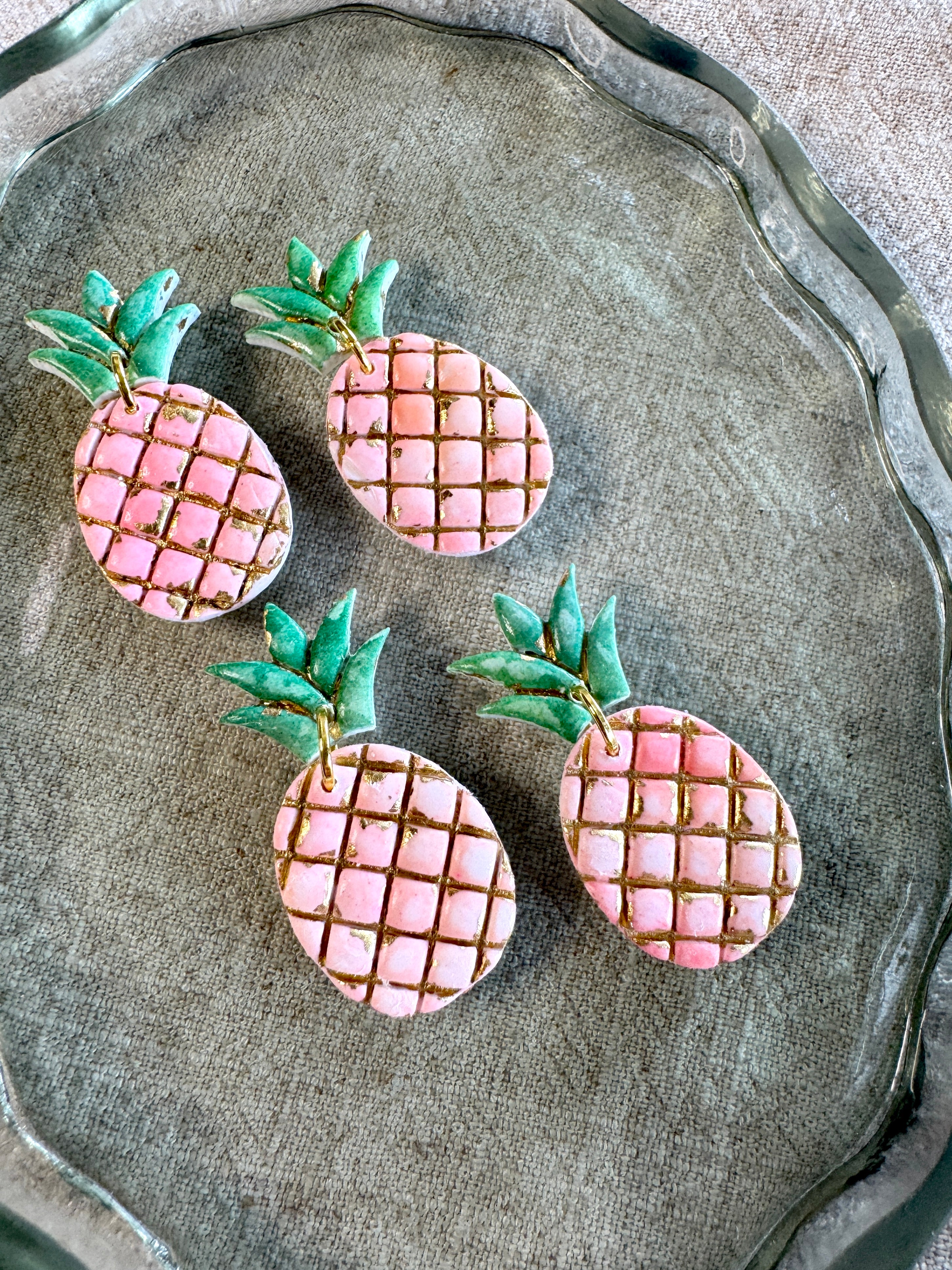 Watercolor Pineapples