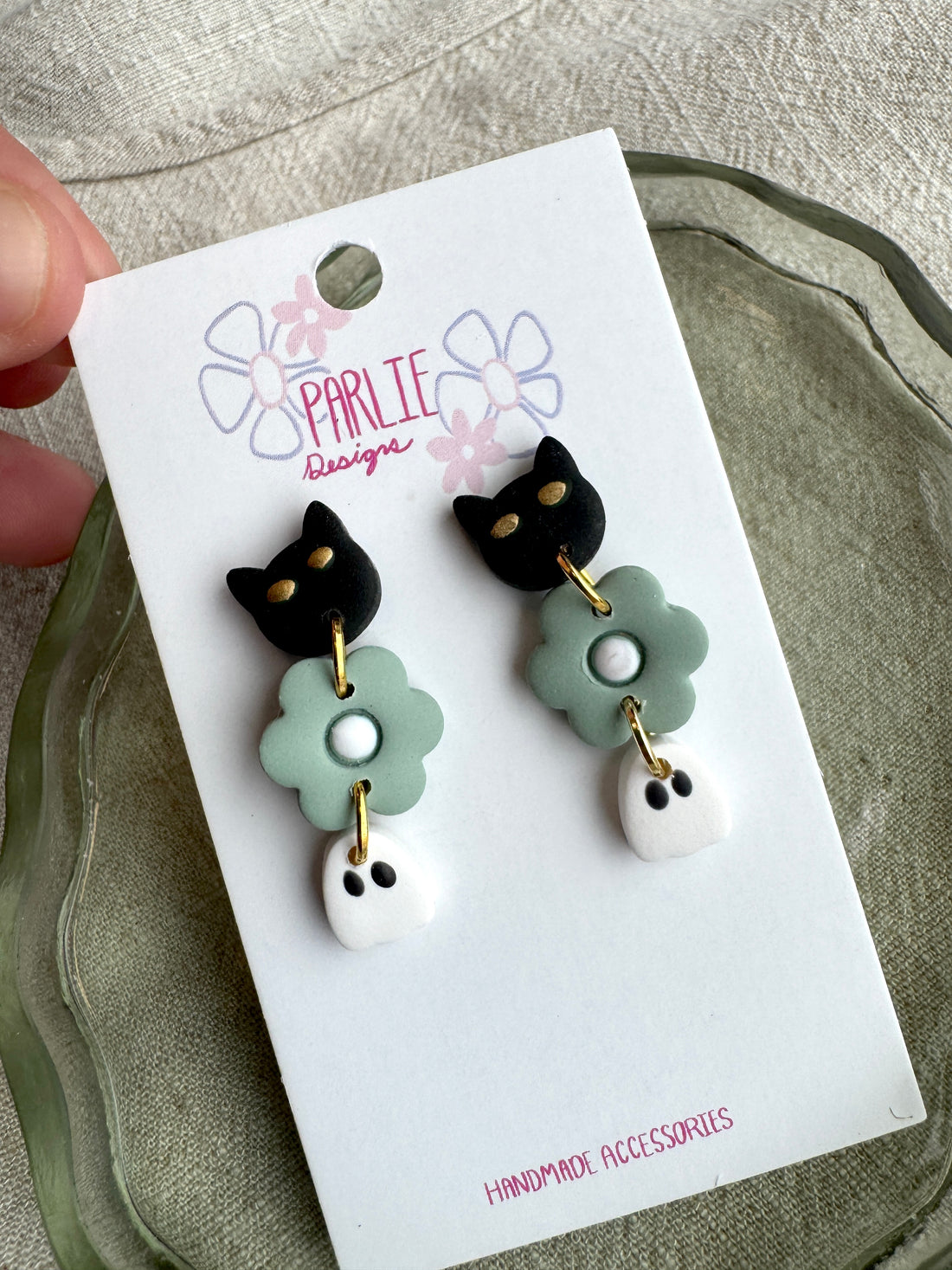 Haunted Cat Dangles