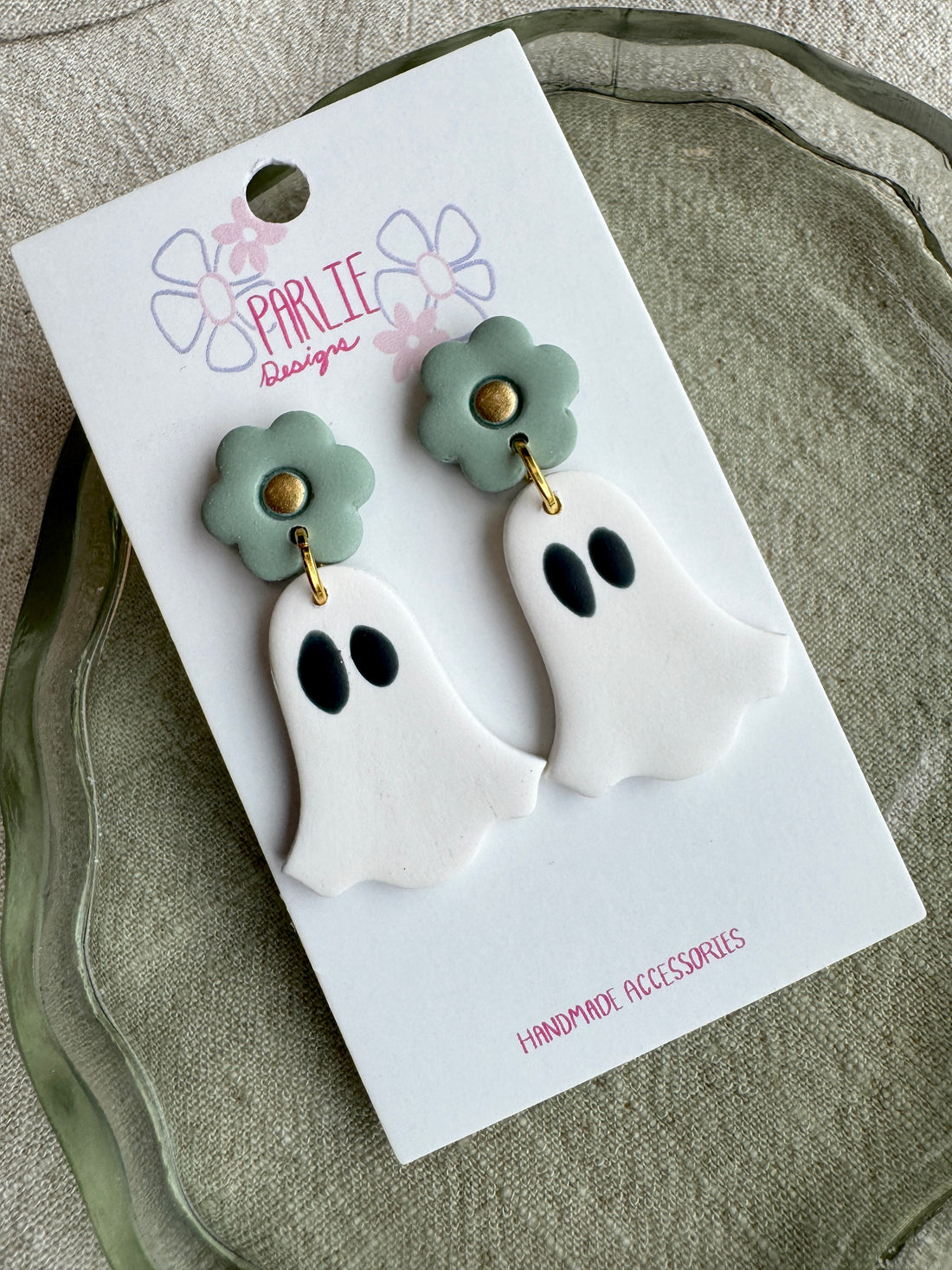 Daisy Ghost Dangles