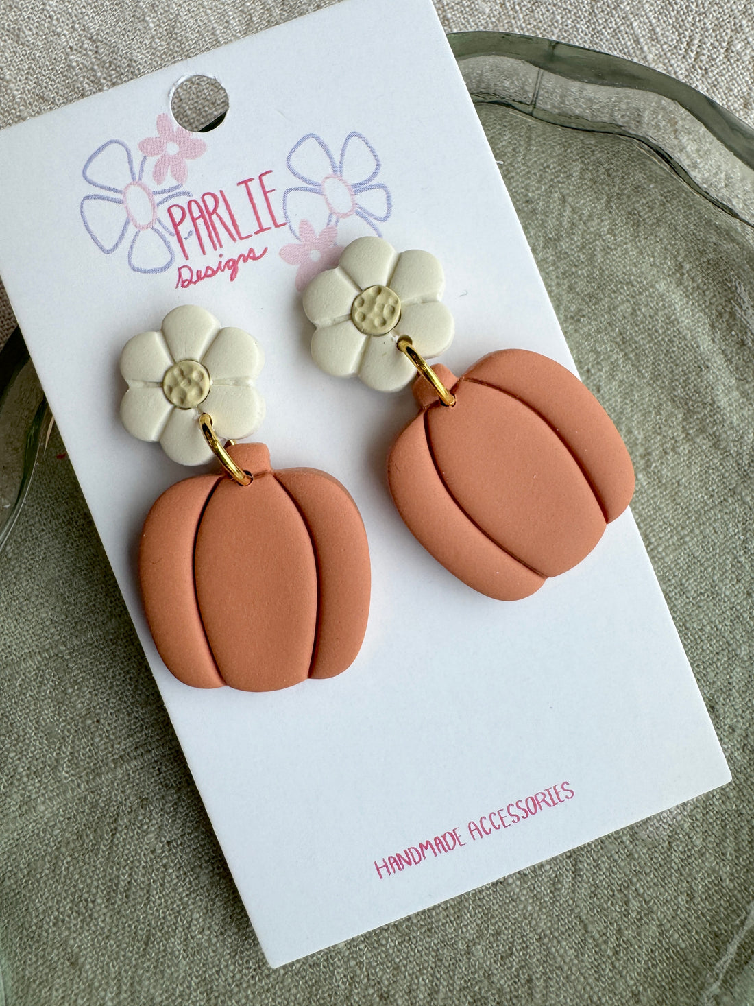 Pumpkin Bloom Earrings