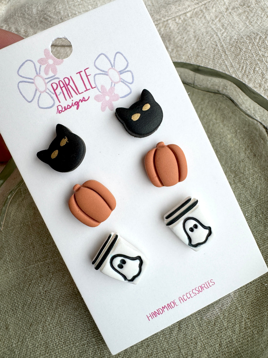 Spooky Trio Studs