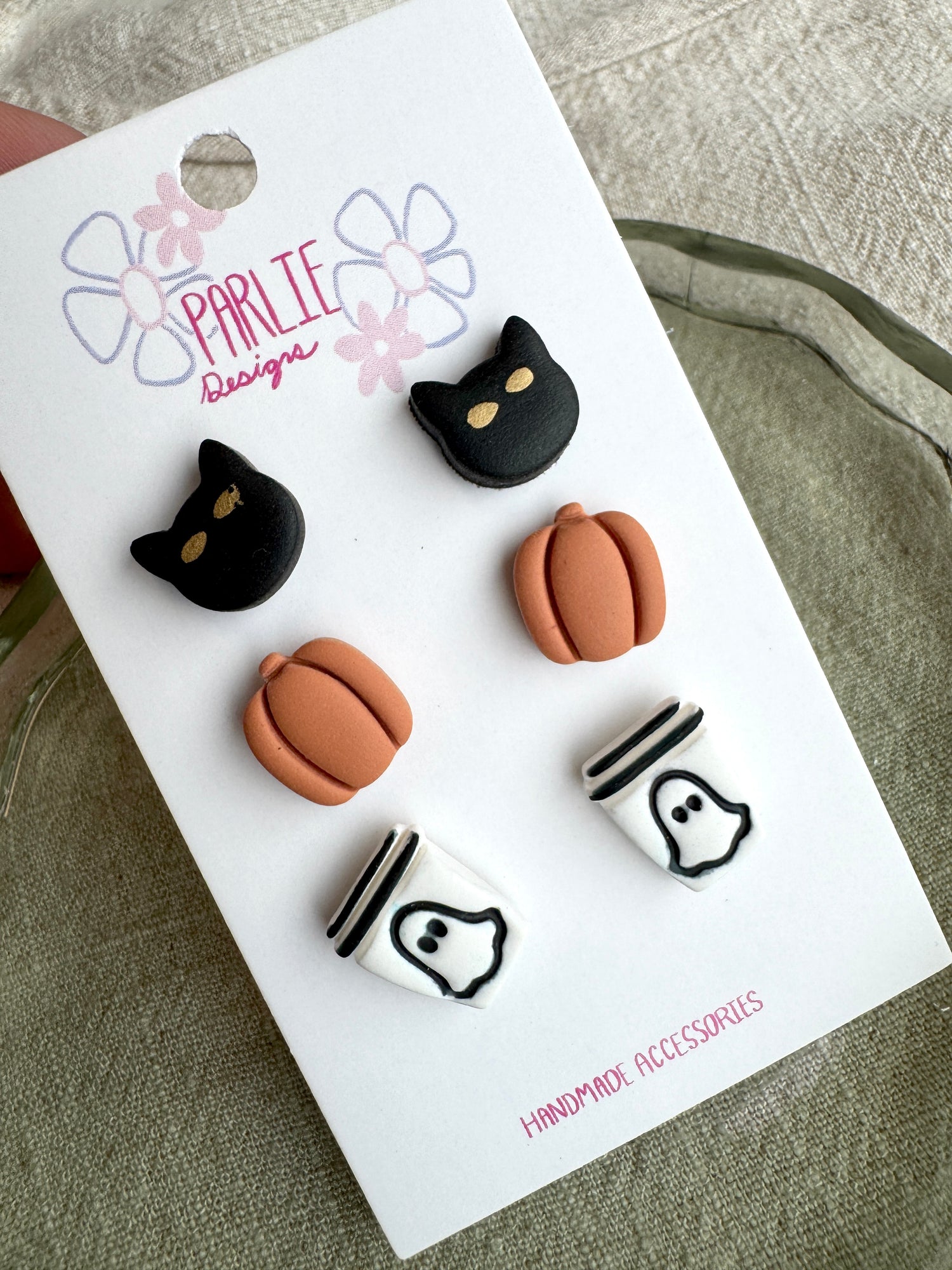 Spooky Trio Studs